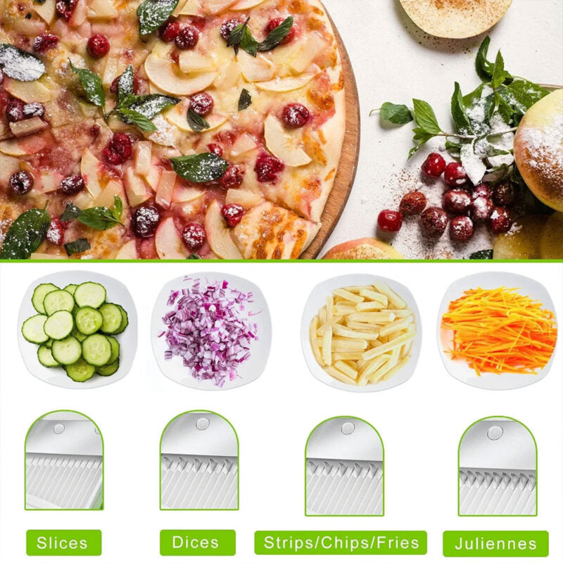 Coupe-légumes manuel révolutionnaire en acier inoxydable