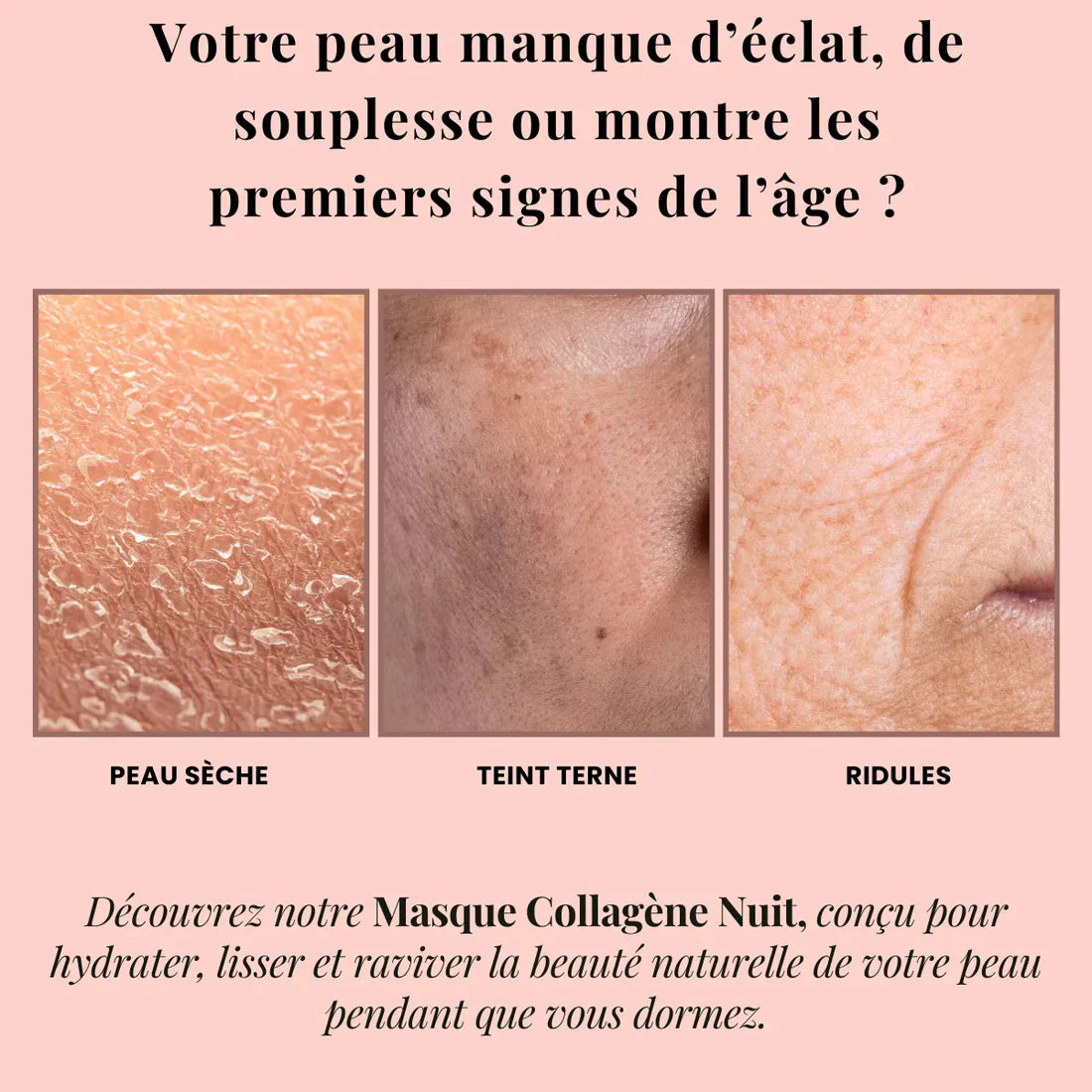 Masque de nuit au collagène
