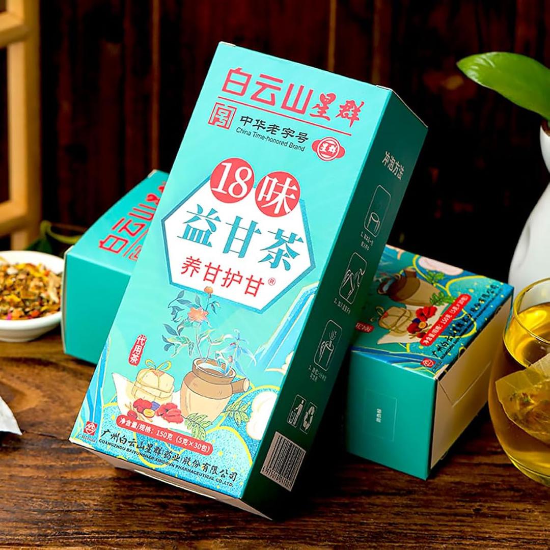 Thé tisane  18 saveurs- améliore le foie