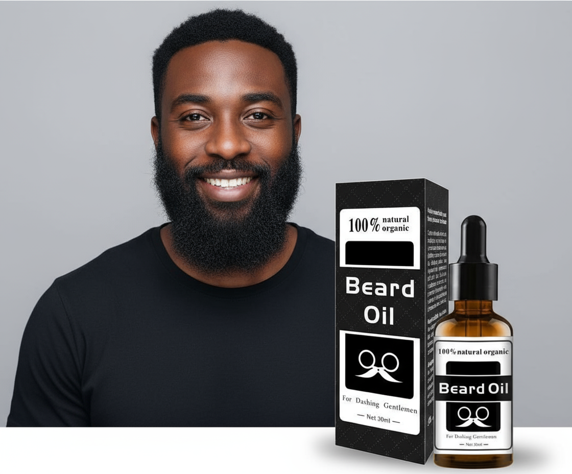 Huile à barbe - produit en avant